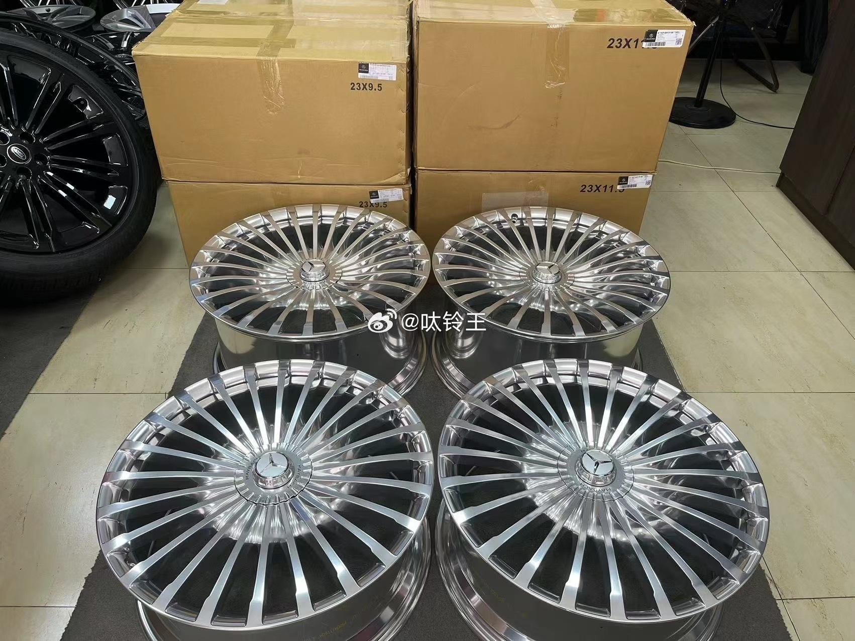 迈巴赫gls600原厂23寸锻造轮毂全新进口正品，两款现货 ​​​