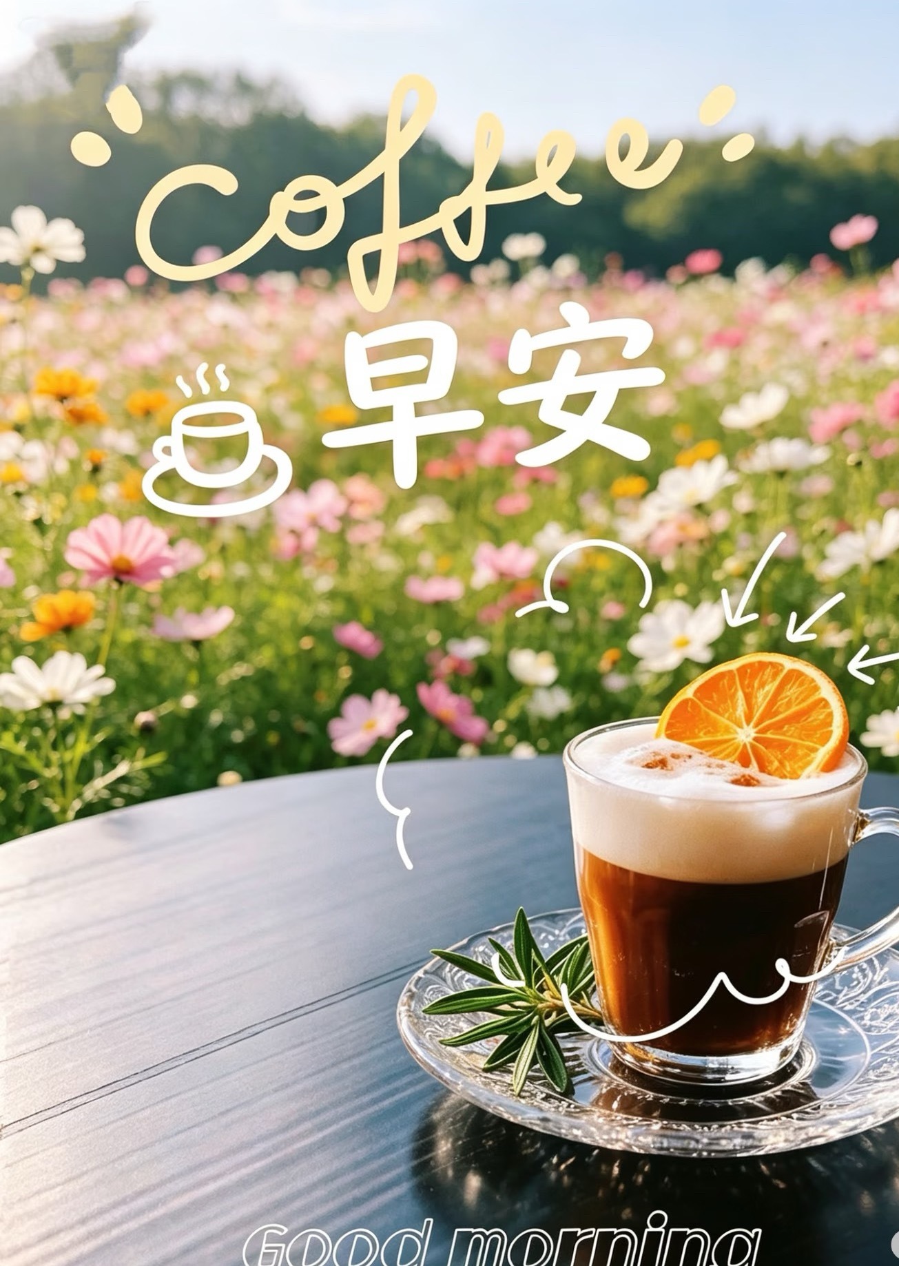 🔅 𝚖𝚘𝚛𝚗𝚒𝚗𝚐 ☀️认真生活自带光芒，拼搏自在不委屈，大胆向