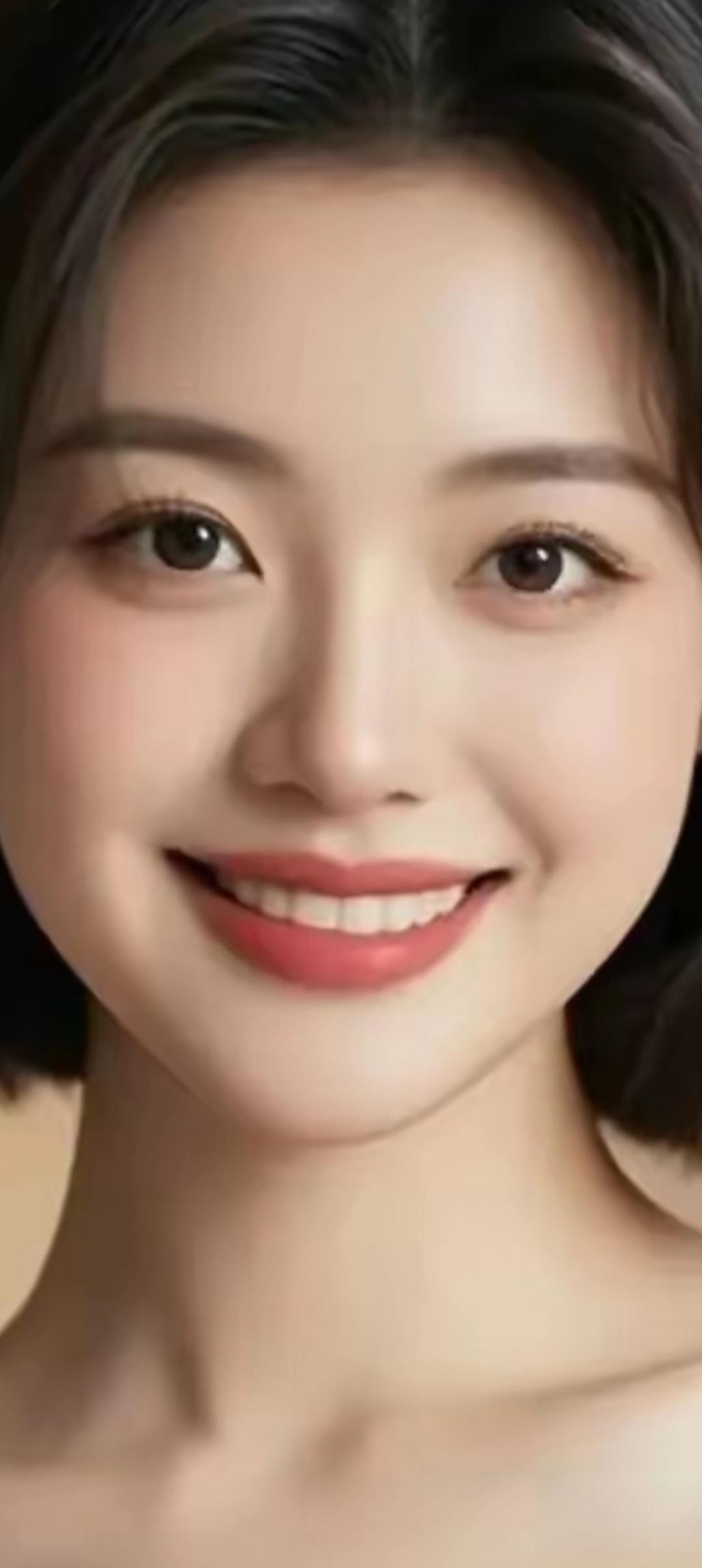 甜美笑容，元气满满，元气少女上线！😊✨
