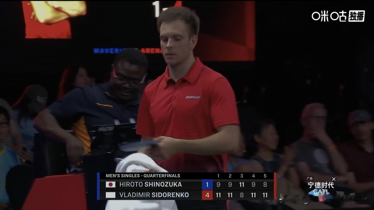 俄罗斯选手在美国的土地上真是连连开花。

3-0杜达，3-0张本智和，4-1莫雷