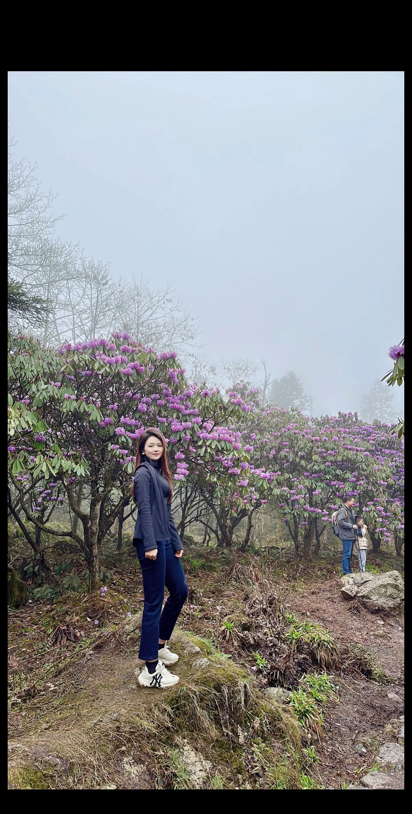 向上走的路总是难的，但坚持一定很酷！网友凉山小相岭徒步遇森林奇景