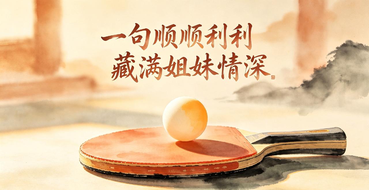 孙颖莎暖心送祝福！姐妹情谊太好嗑
 
孙颖莎祝福好友刘炜珊顺顺利利，国乒最真的姐