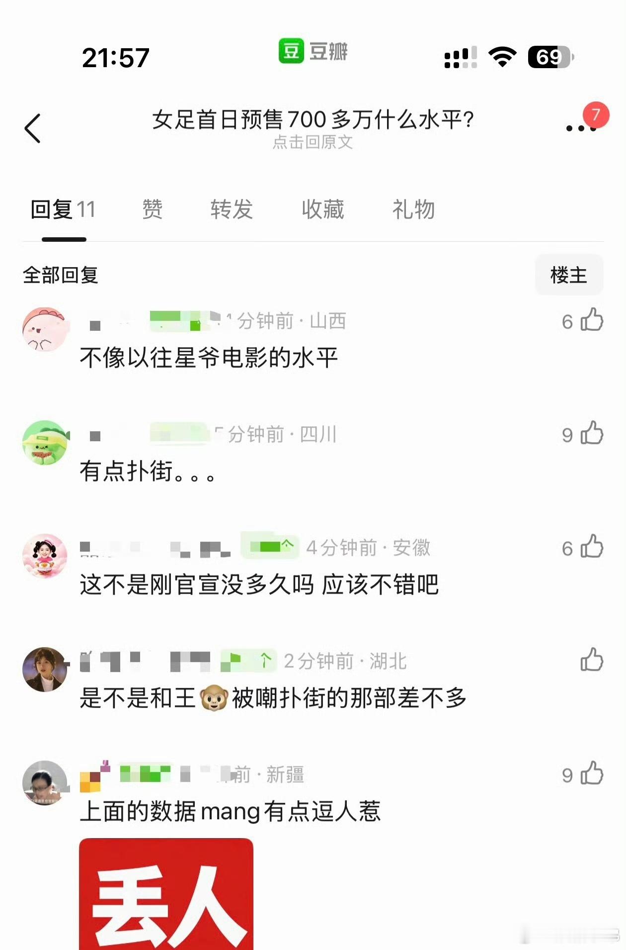 周星驰新电影《功夫女足》首日预售700万左右，什么水平？？ 网友说这不像以前星爷