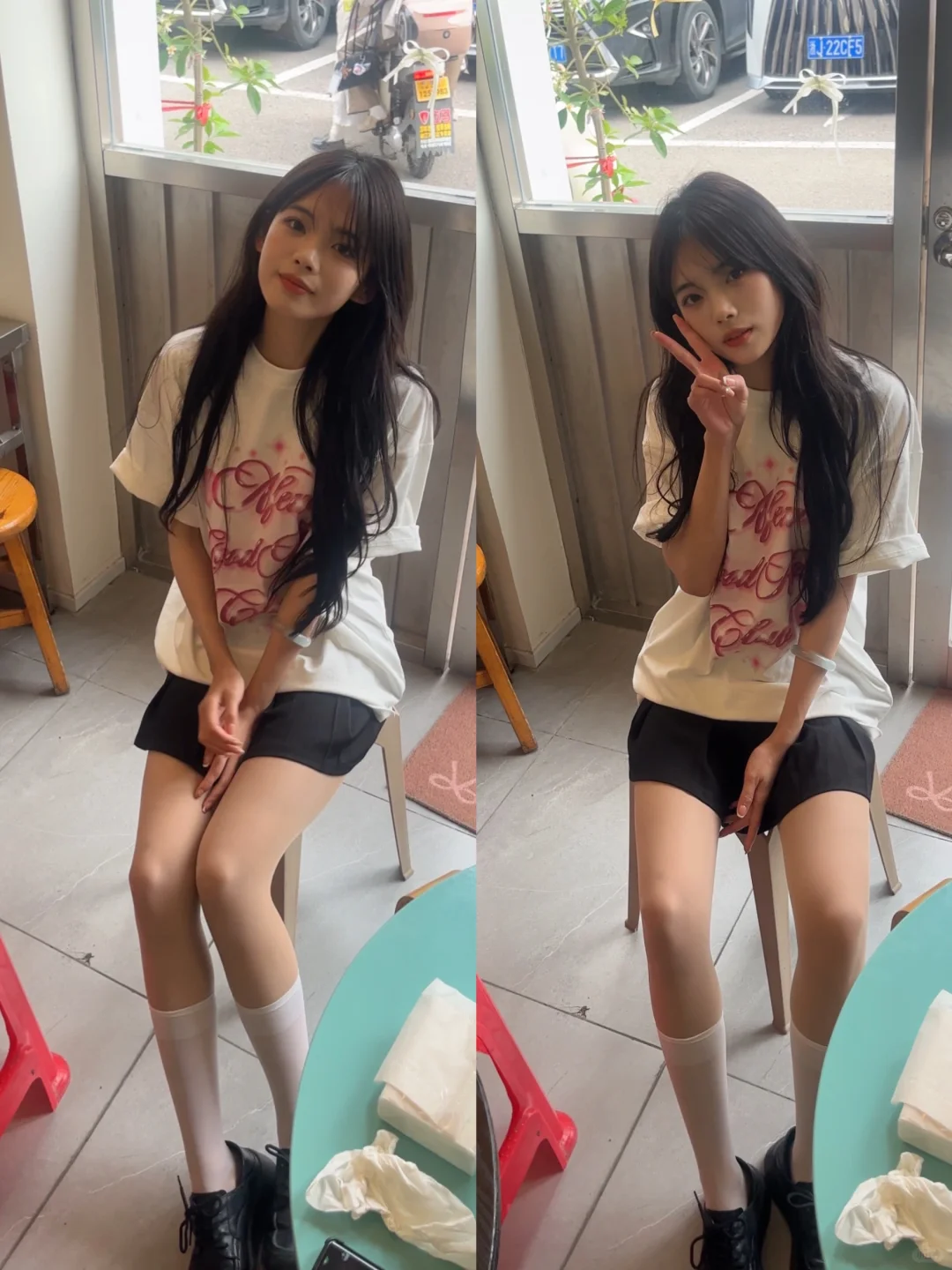硬是拍成筷子腿