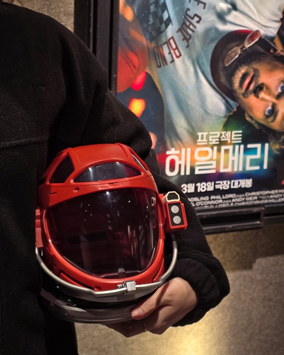 《挽救计划》在韩国影院的爆米花桶和纪念票根都做得好棒！好想拥有挽救计划今日上映挽