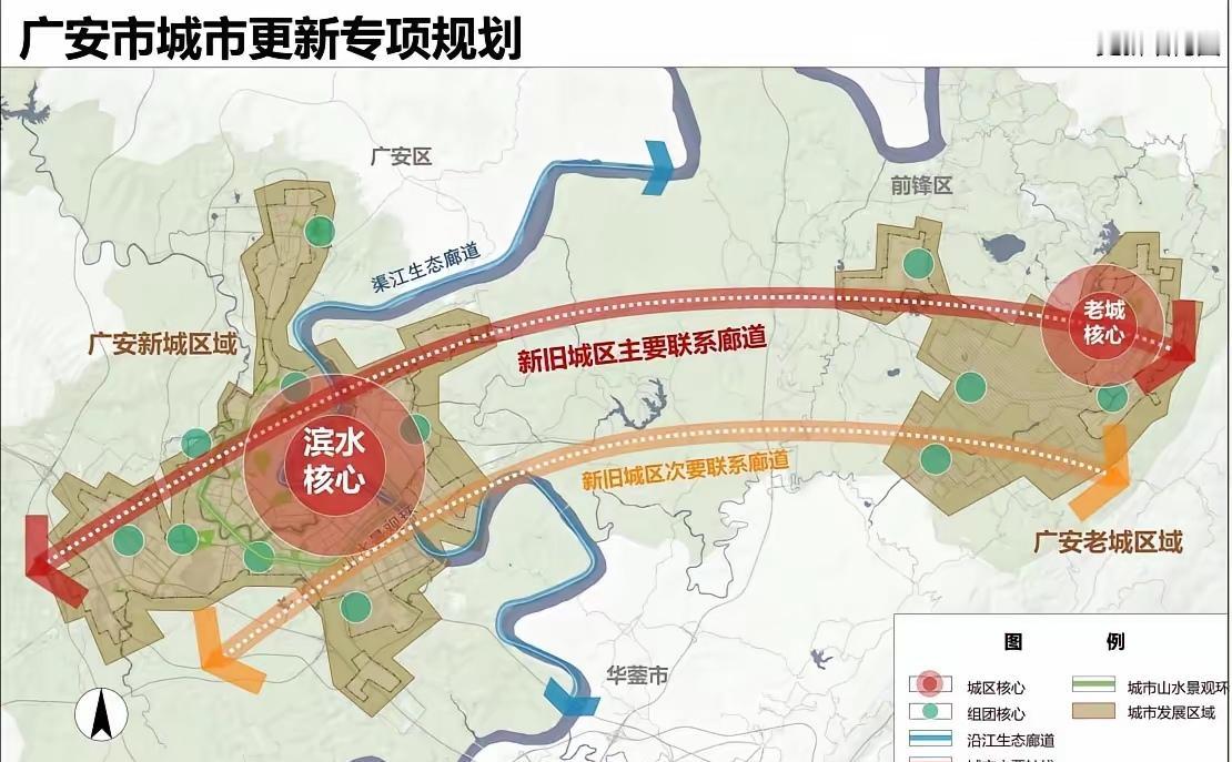 四川广安市不该将前锋区委区政府驻地设在前锋镇！本来广安市的城市经济发展就有点不足