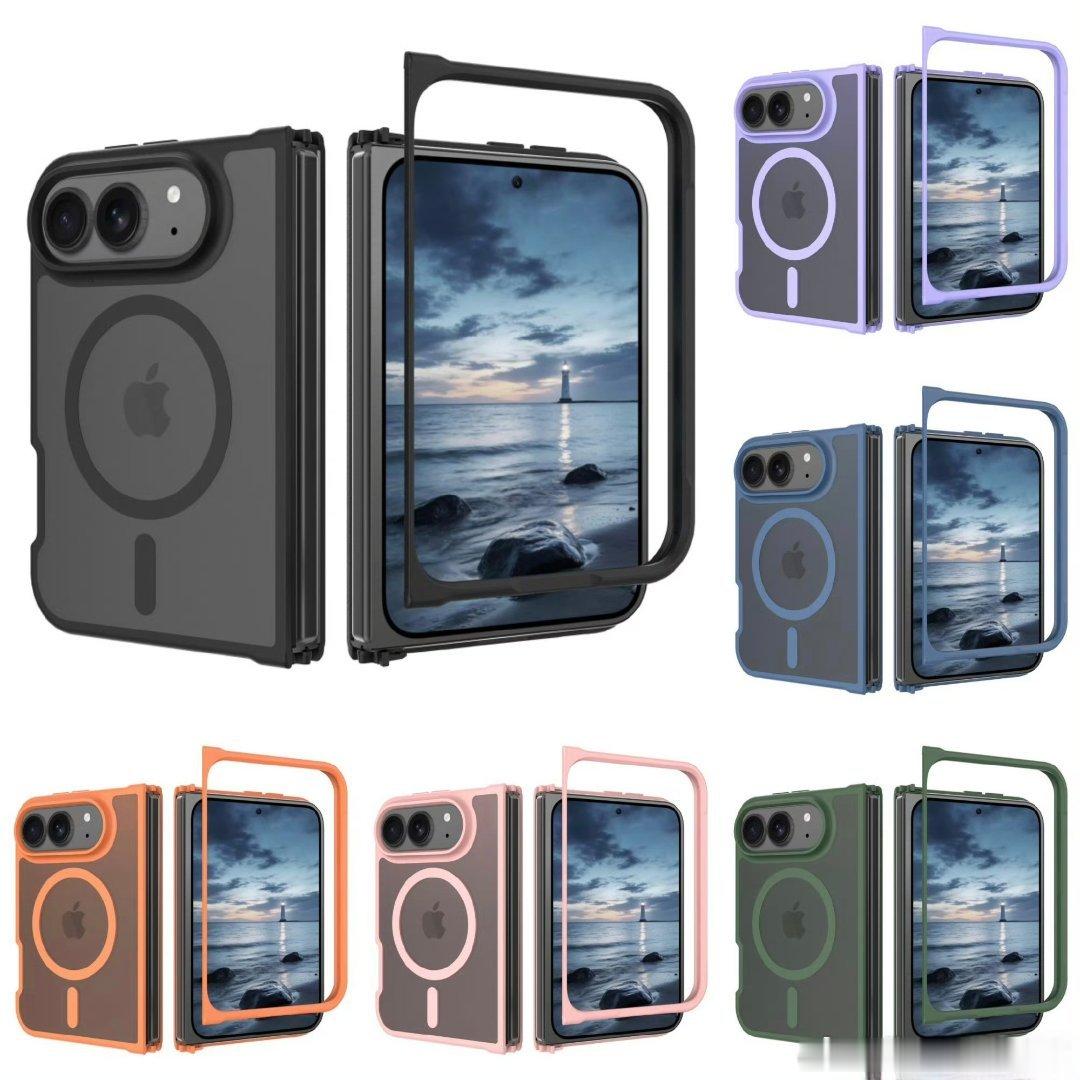 折叠屏iPhone外观实锤了配件厂商提前开模，基本把iPhone Fold的设计