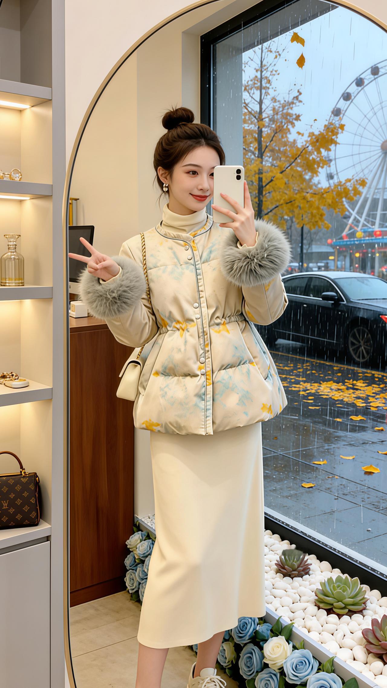 过年穿什么 穿搭 新衣服 冬季穿搭 保暖外套