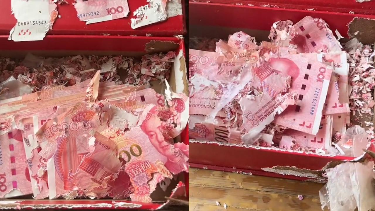 【老人卖完稻谷将现金存放在月饼盒，急用钱取出一看崩溃：全毁了】7月14日，江西抚