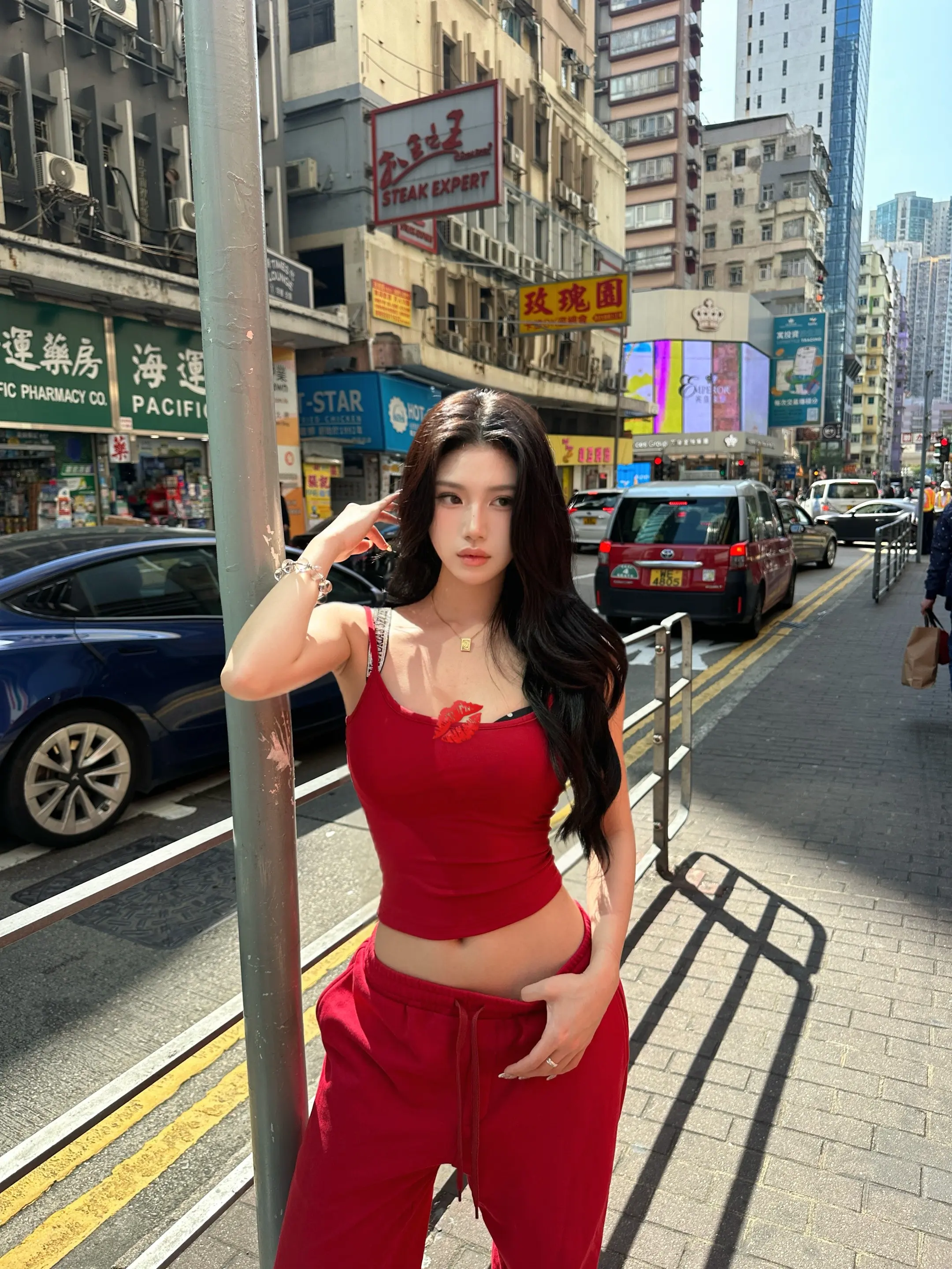 在hk就要穿红色💋