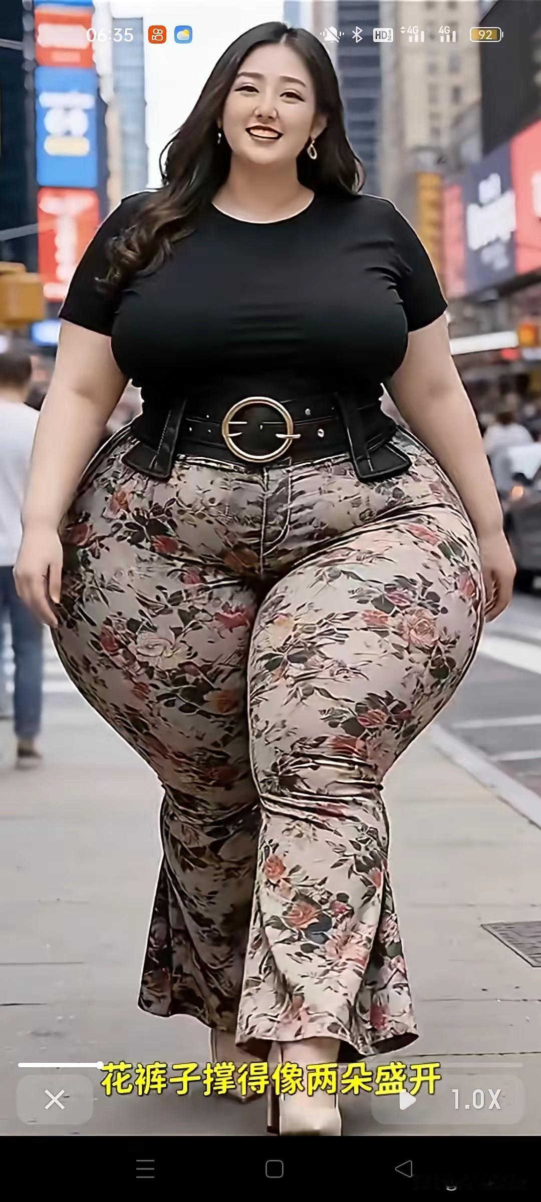 我敢说，全世界都没有一个像她这样身材的！ 那这个人又是哪来的呢？