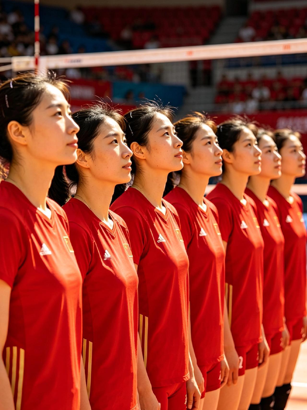 女排一路历经巅峰与低谷，始终团结一心奋勇拼搏，逆风从不轻言放弃，顺境也从不骄傲自