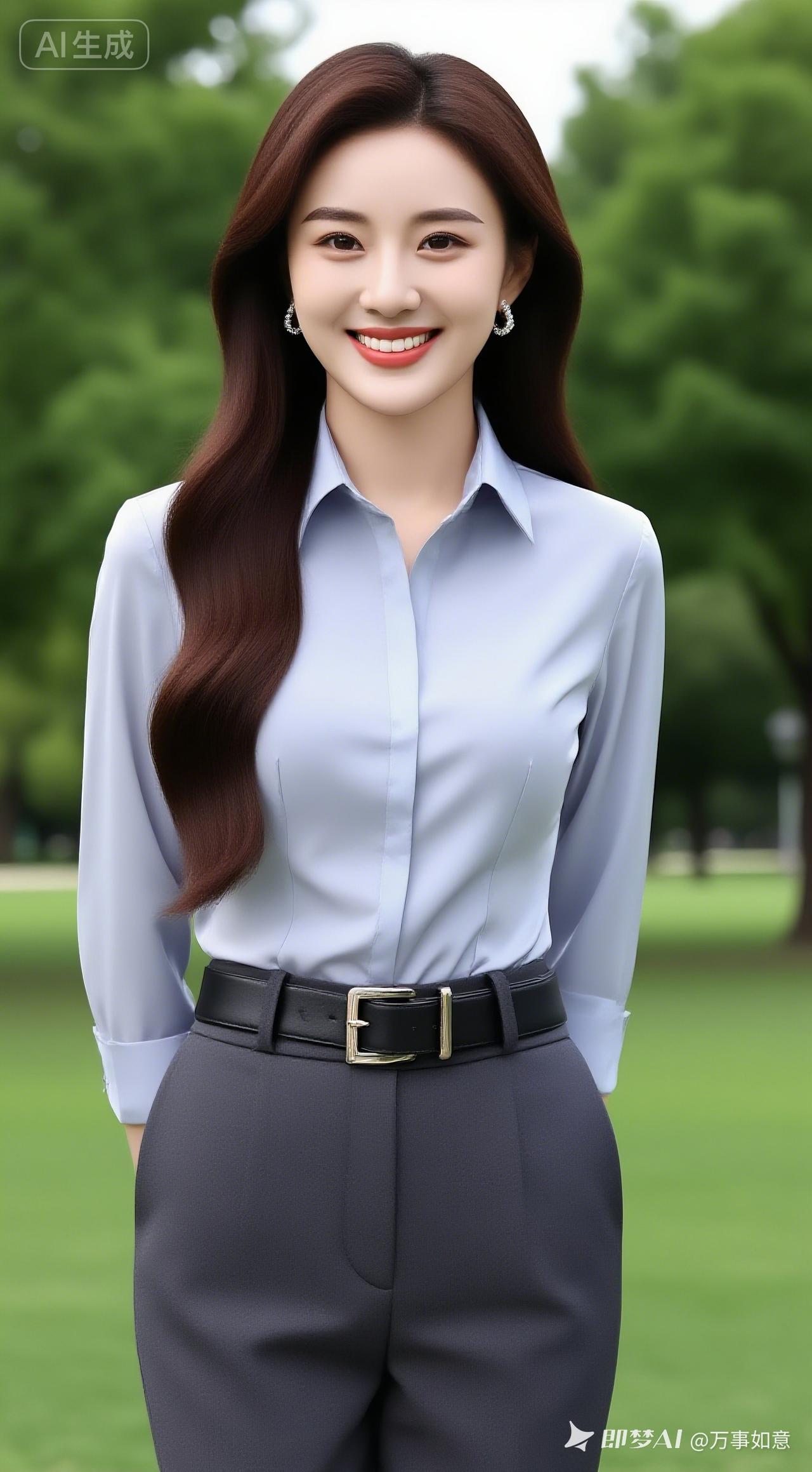 元气满满的一天从自信的微笑开始😊