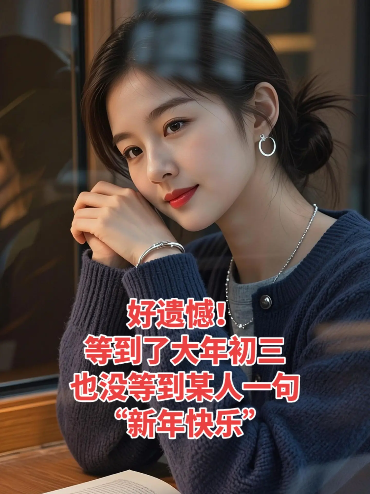 收到了很多新年快乐，唯独没有收到我最想要的那一个，也没关系啦，成年人的...