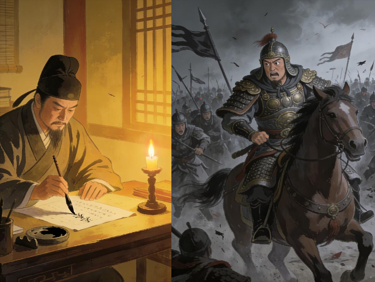 贾似道一篇《出师表》写得比诸葛亮还悲壮，为何一上战场就原形毕露？
同样是《出师表