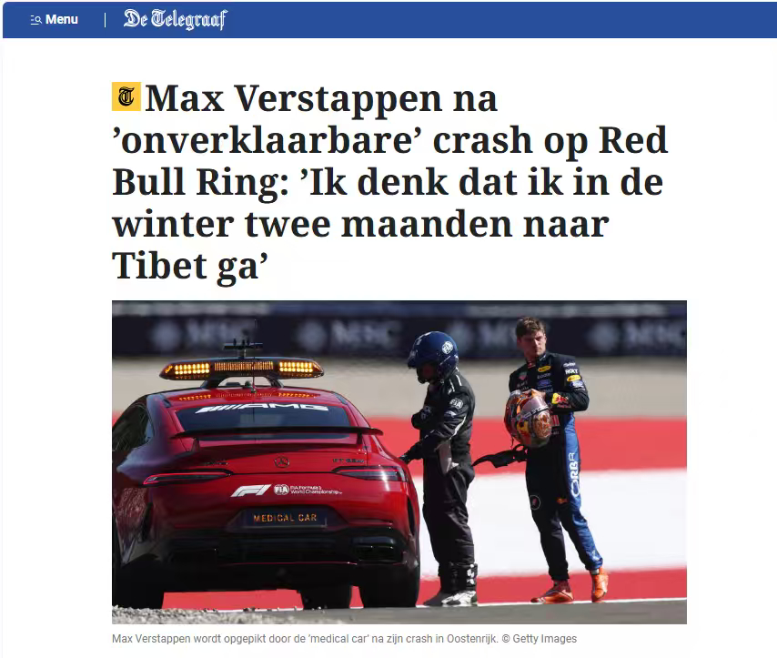 Erik…谁敢看电讯报的标题这下真化身荷兰佛子了…说出这句话的潘潘和把它写进标题