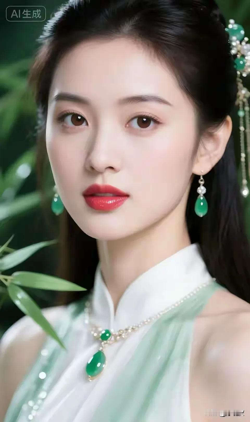 古风美女，洁白无瑕，
天姿国色，如花似玉，
天生丽质，冰肌玉骨
沉鱼落雁惊初见，