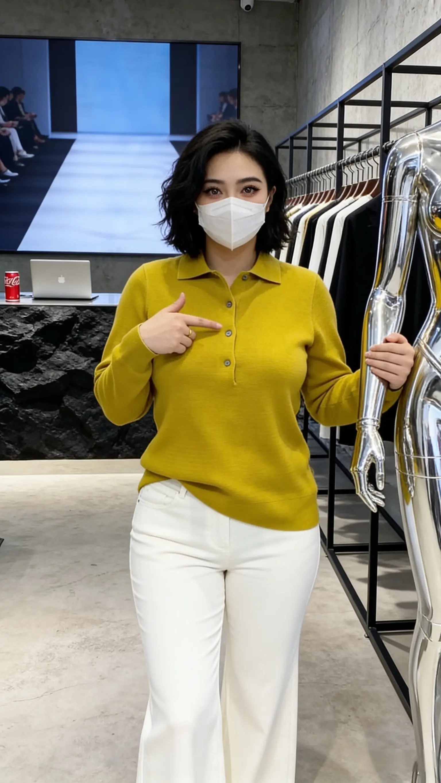 春秋季爆款男士翻领针织Polo衫休闲时尚百搭轻奢高档商务纯色长袖男