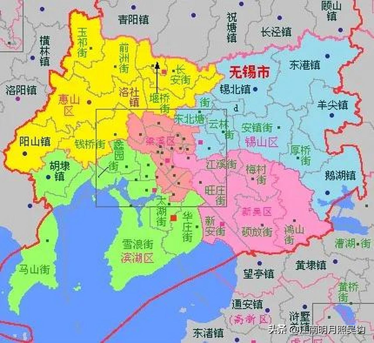无锡市区、江阴市、宜兴市，各自的第一强镇谁更强? 江阴 宜兴 
截止到2026年