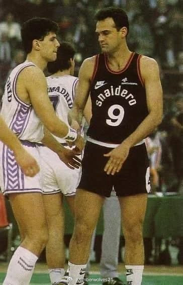 Drazen Petrovic and Oscar Schmidt 
