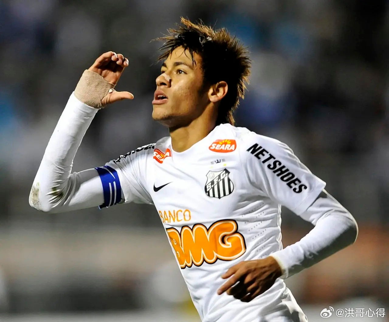 3-1，内马尔还是强，梅开二度！桑托斯艰难赢球，尤文图德不太服气。内马尔踢嗨了，