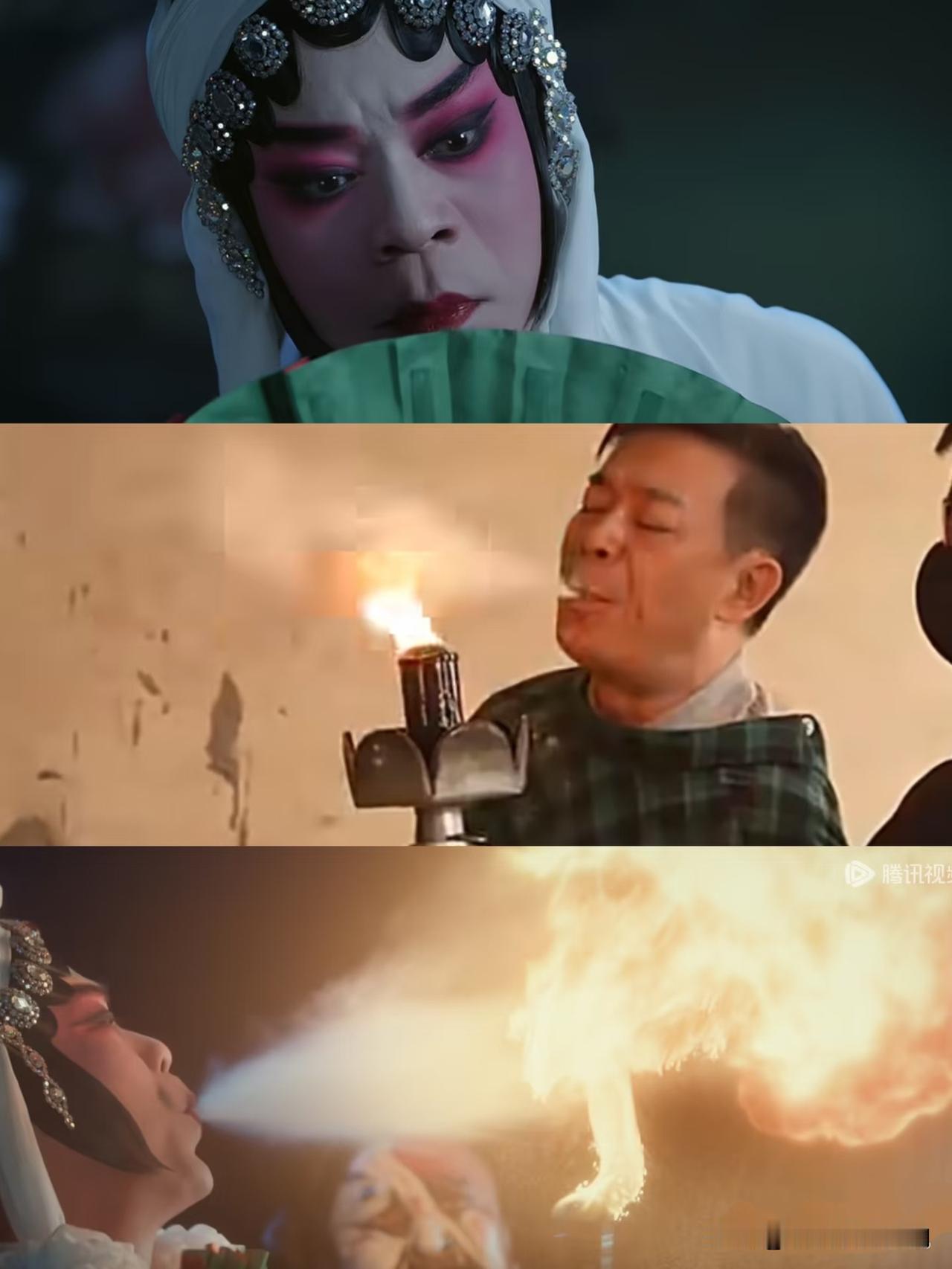 演员孙浩说：八十一口连珠火，从30多口练到80多口，我没有用替身！从演员的保护上