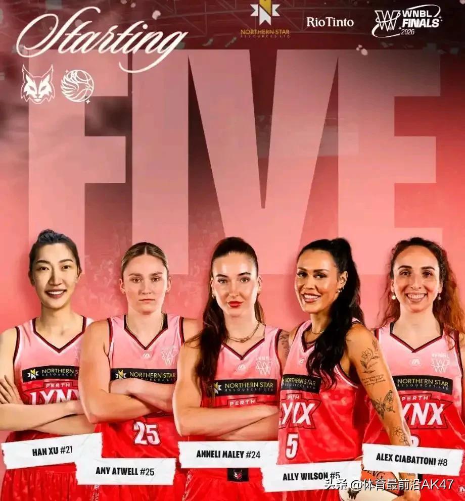 正是因为韩旭的强势发挥珀斯山猫才能一路杀进总决赛，常规赛期间韩旭场均15.8分7