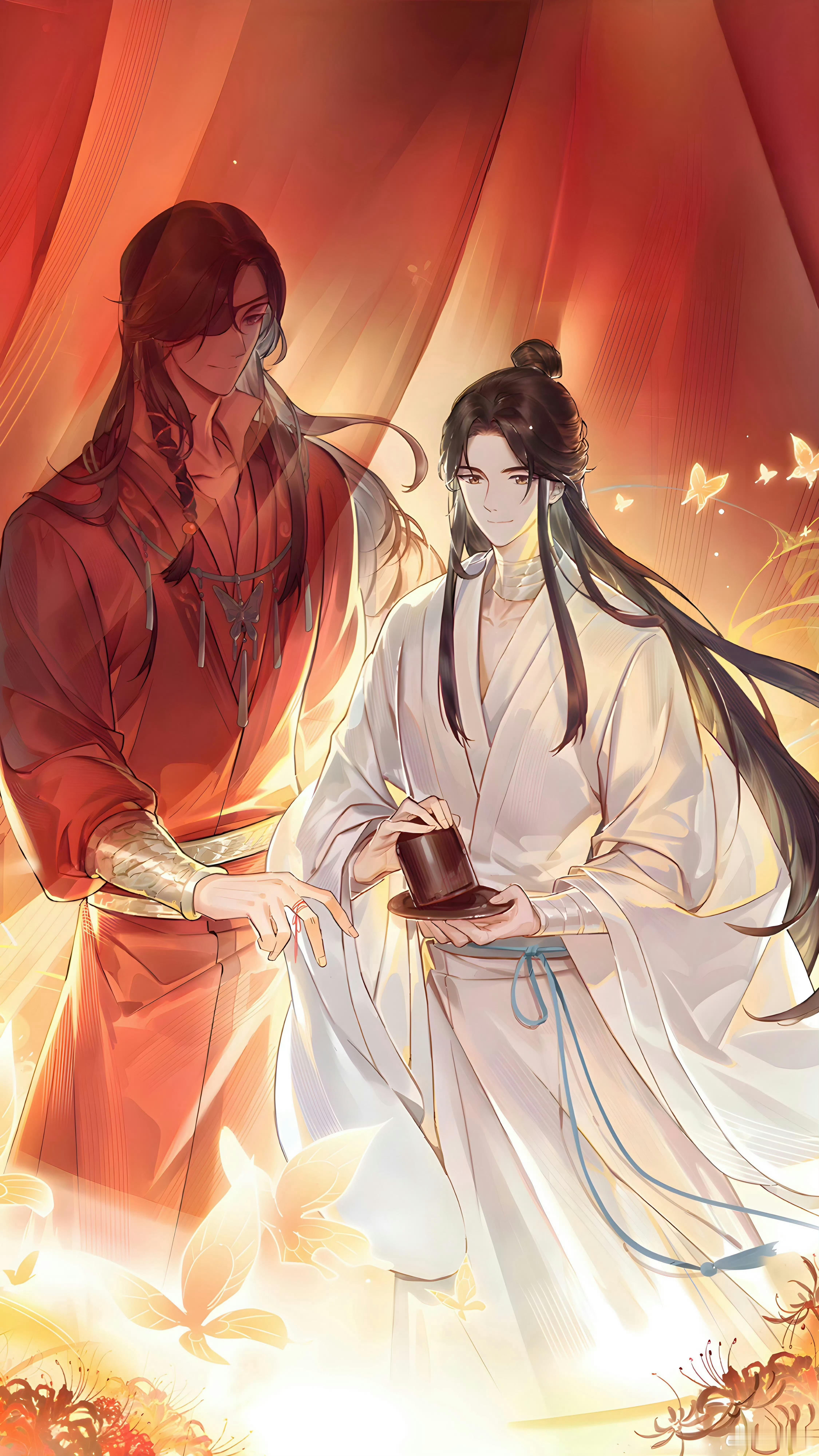 花城 ❤️谢怜 为你花开满城 为你明灯三千 
