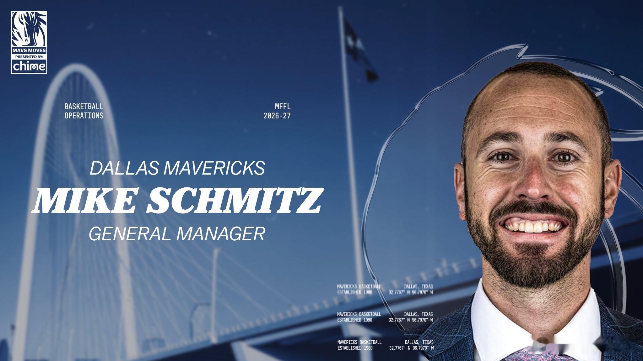 MFFL 我牛官方发推。We have hired Mike Schmitz a