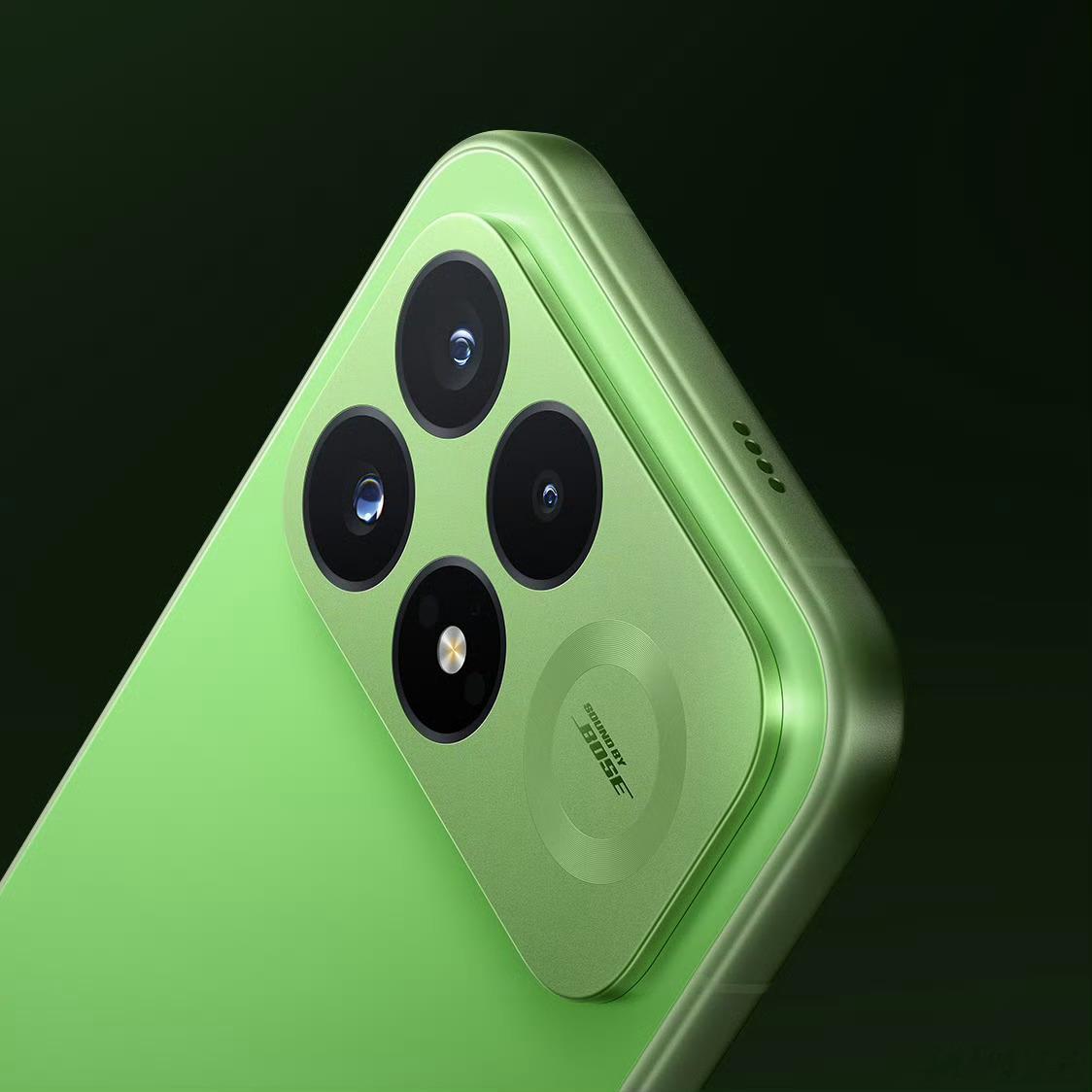 REDMI K100 Pro 的外观也放出了，这个绿色还挺有意思，加了夜光材料好