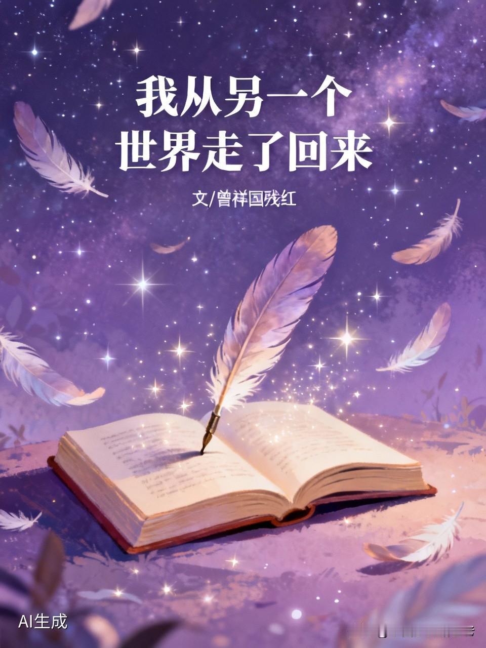 我从另一个世界走了回来
文/曾祥国残红
应走得慢些。爱诗者，苦恼于
无力在有限的