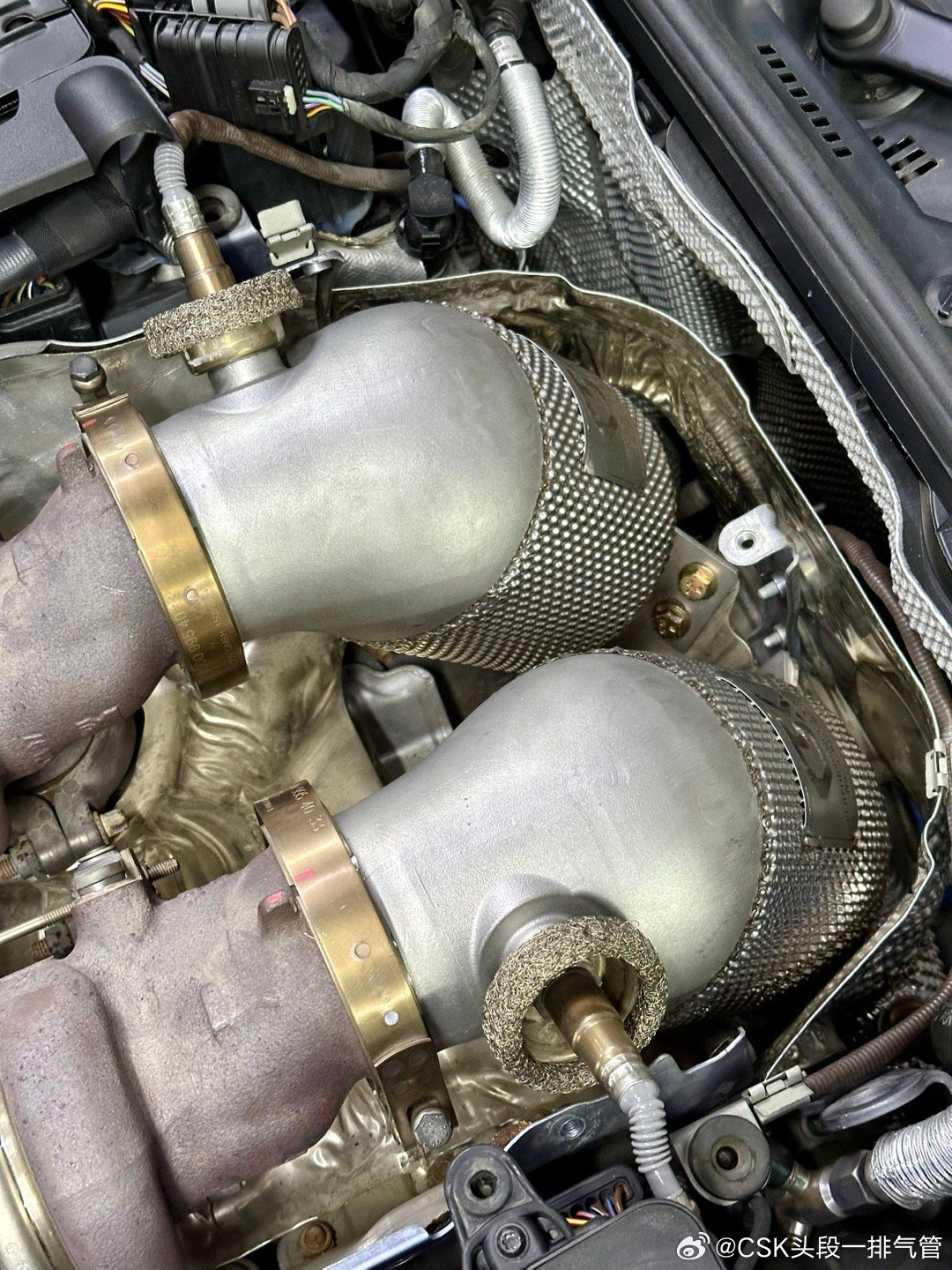 奔驰W205 C63 / C63s CSK头段打通任督二脉，释放V8浑厚声浪一体