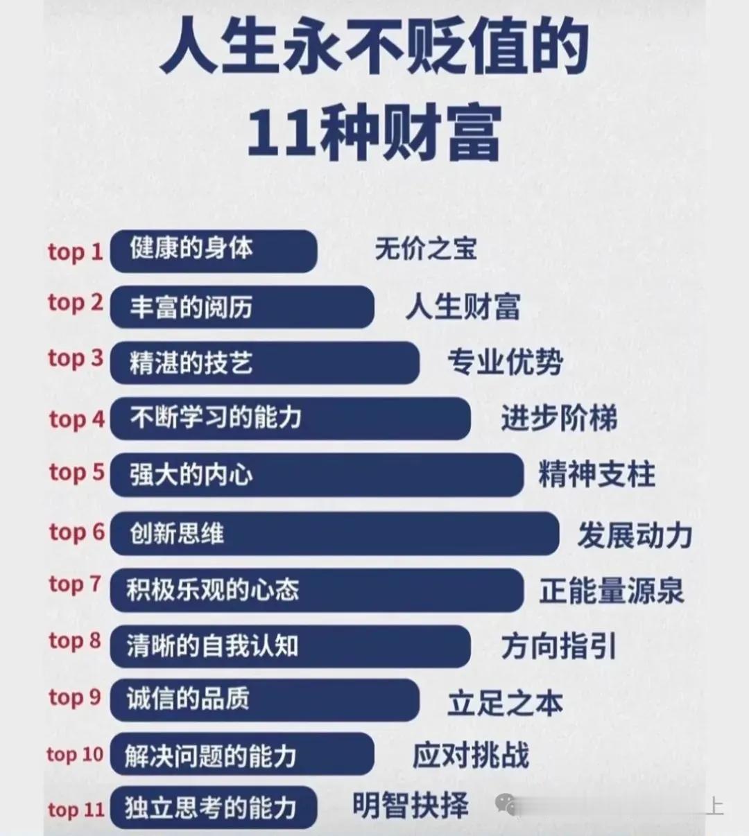 11种人生财富，助你成就非凡！