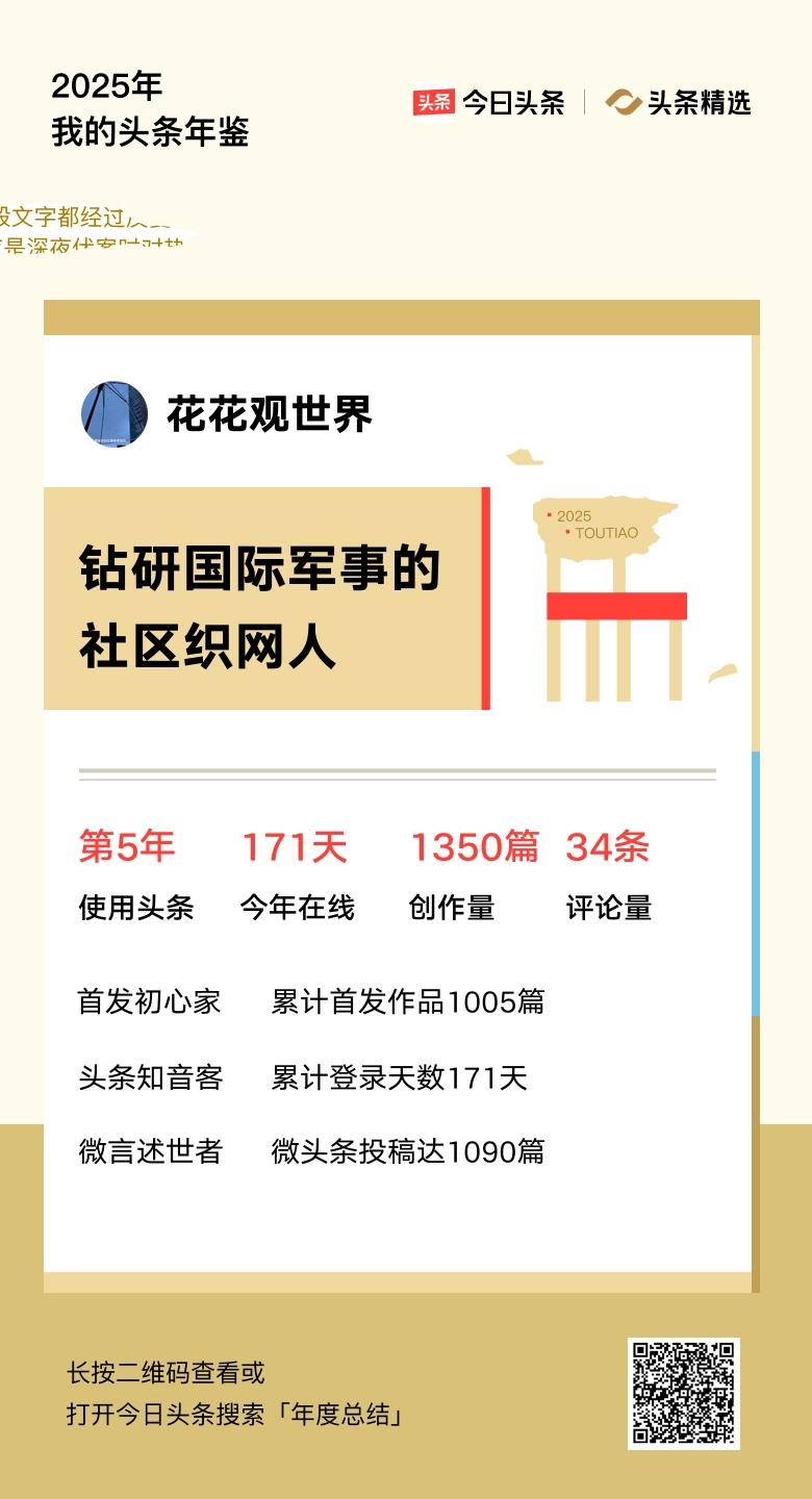 重磅上线！我的年度鉴定结果是“钻研国际军事的社区织网人”，你的结果又是什么？快来