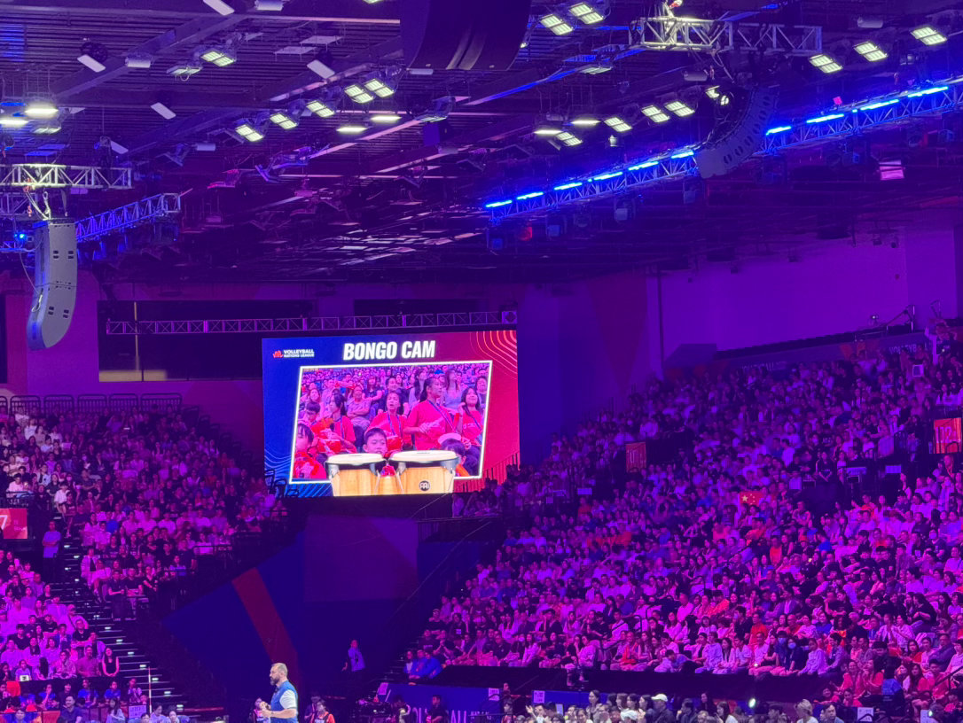 22-22，稳住！中国女排vs意大利女排2026世界女排联赛