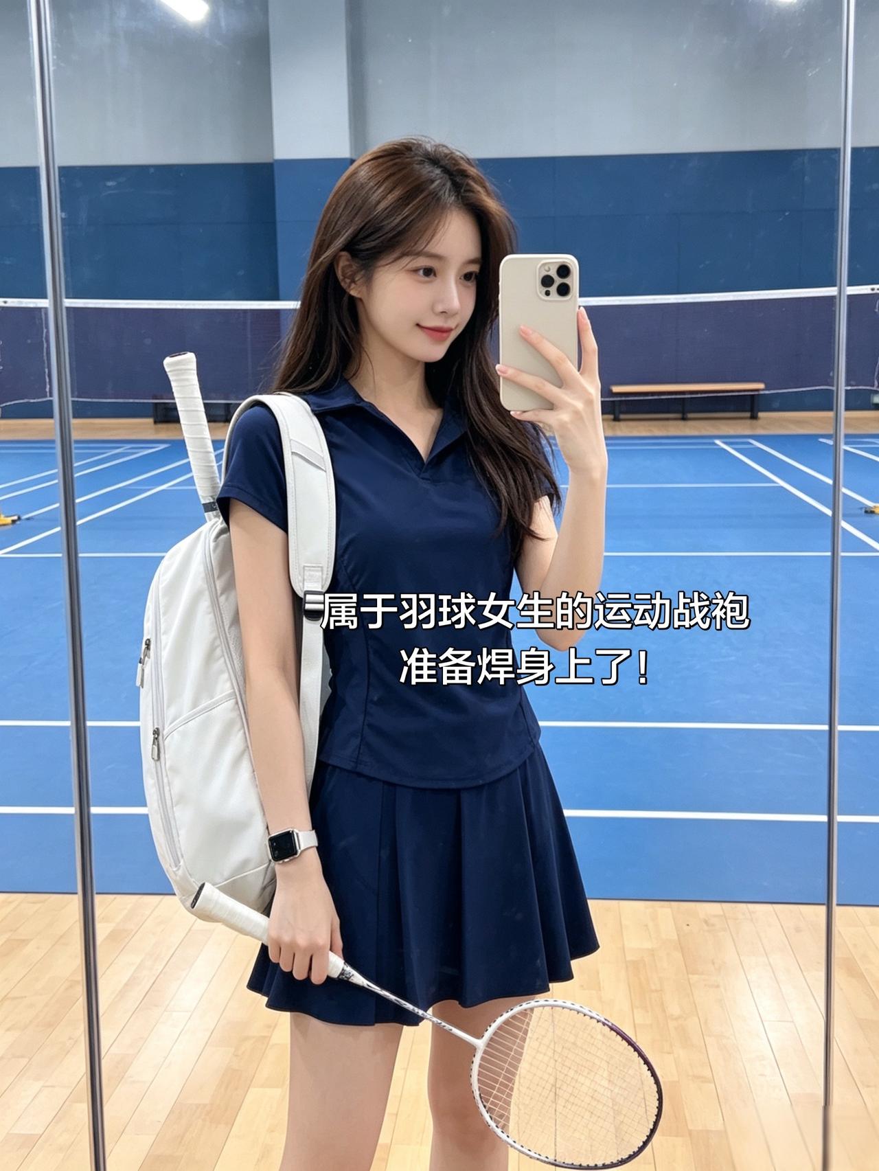 属于羽球女生的运动战袍
准备焊身上了！
