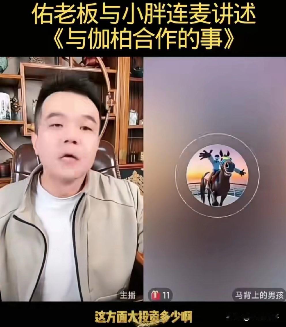 天佑连麦小胖回应和伽柏合作一事！

           前段时间天佑直播声称和