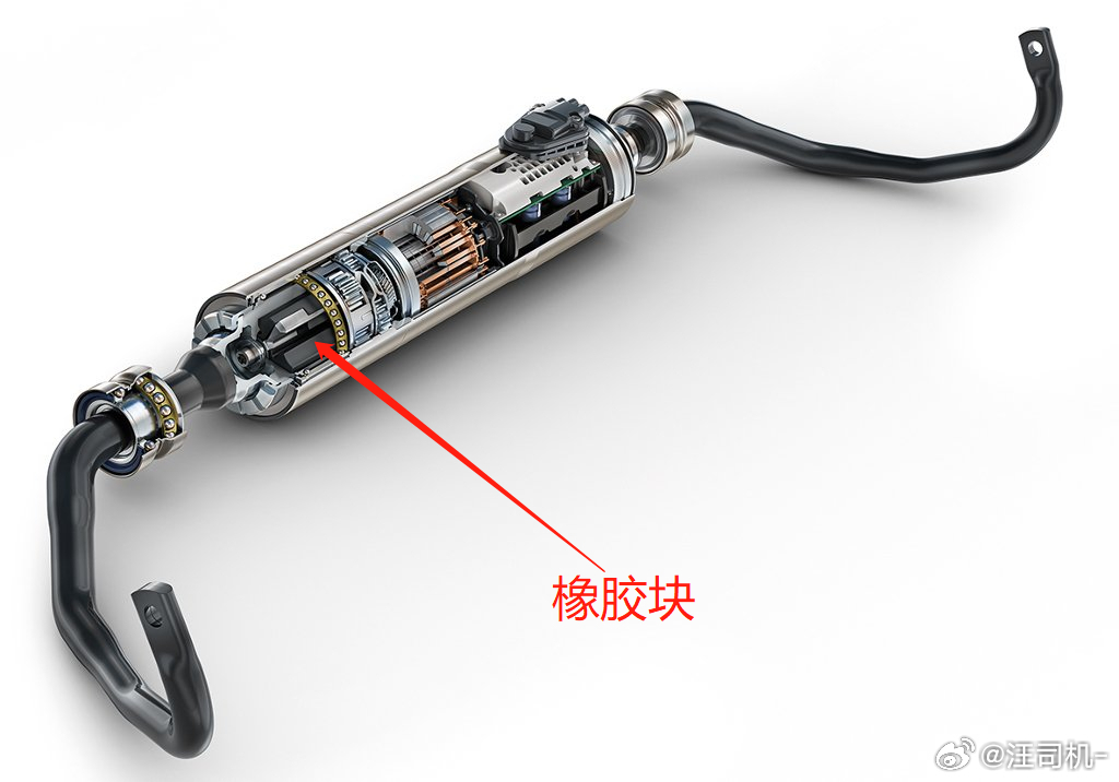 享界G9，800V主动稳定杆+可断开功能，好家伙，给主动稳定杆从48V干到了80