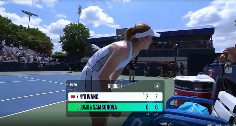 WTA500华盛顿次轮
王欣瑜2-6,2-6不敌萨姆索诺娃
无缘8强。