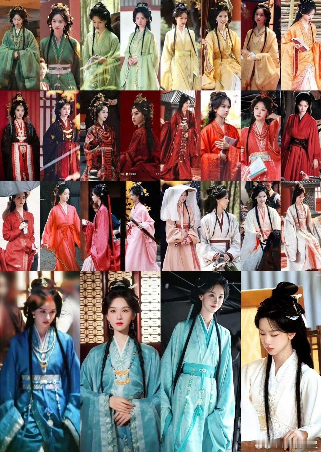 在拍古偶女主造型合集，喜欢谁？陈都灵《翘楚》 楚朝白鹿《莫离》叶璃宋祖儿《表妹万