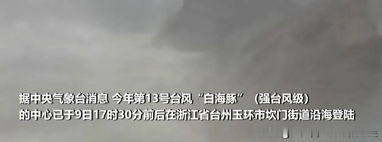 14级强台风“白海豚”刚刚登陆浙江玉环！狂风暴雨现场直击

就在今天（8月9日）