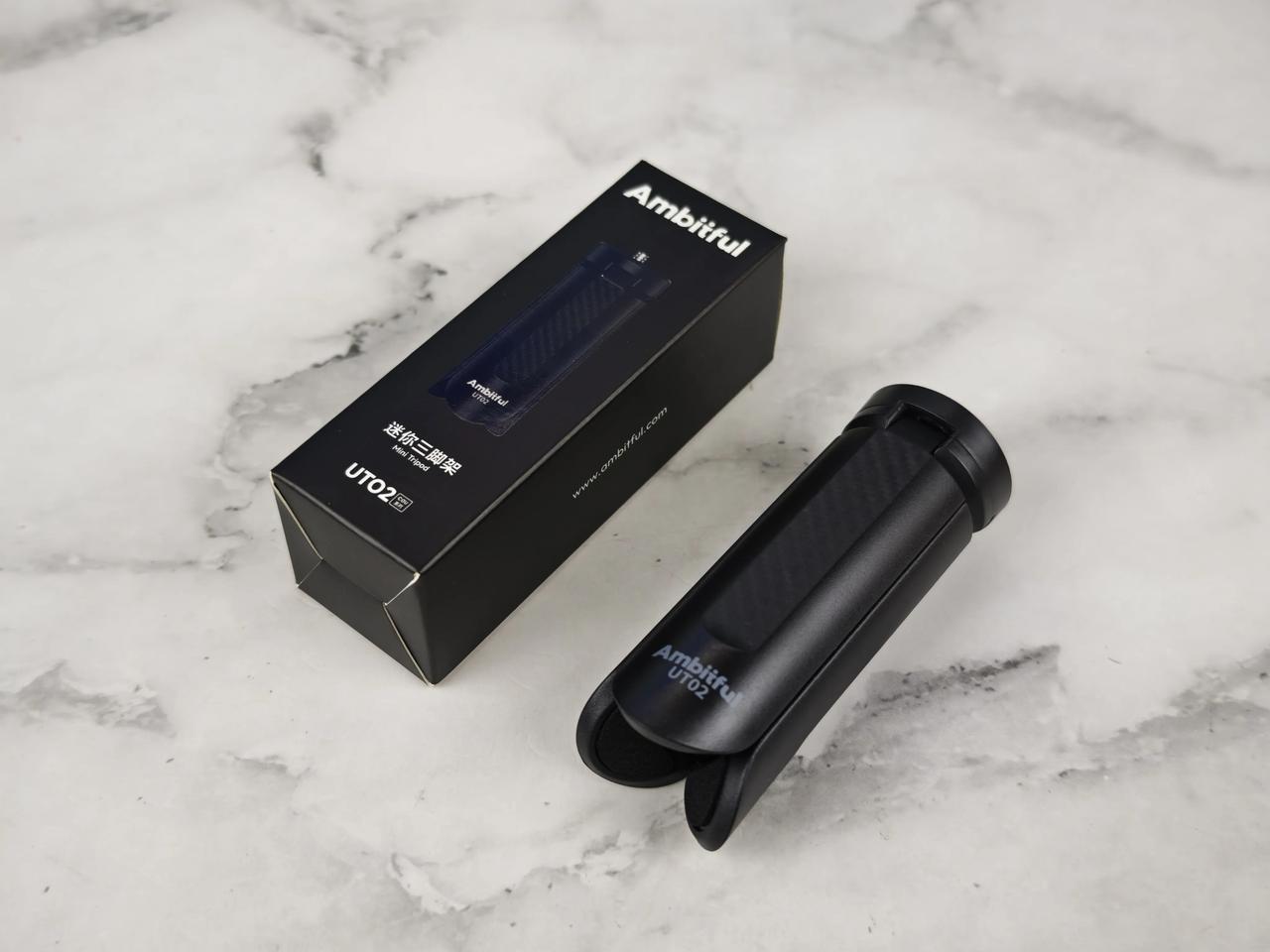 新入手志捷Ambitful的迷你三脚架UTO2，好用，推荐！