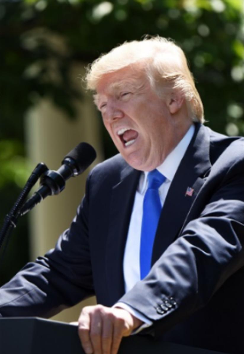 特朗普又放话了，大意是说如果中国哪天不得不通过必要方式解决台湾问题，美国就会第一