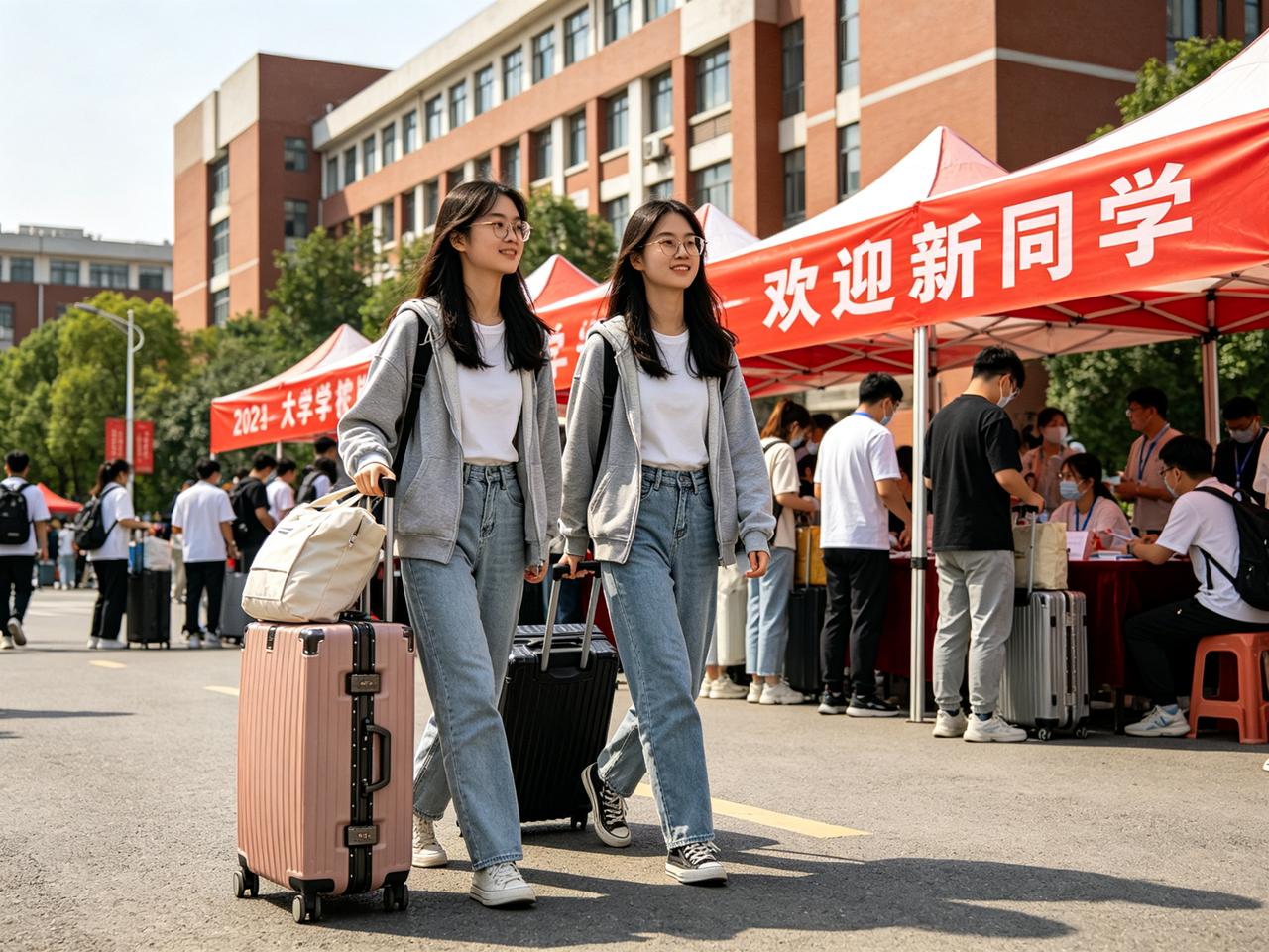 双胞胎姐妹高考差1分，大学同校、同专业、还同寝室。这不是剧本，是今年开学季真实发