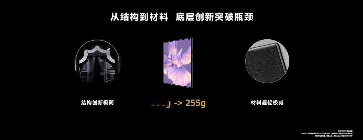 【超轻薄、超平整、超可靠，华为Mate Xs 2是如何做到的？】
三年五代折叠屏