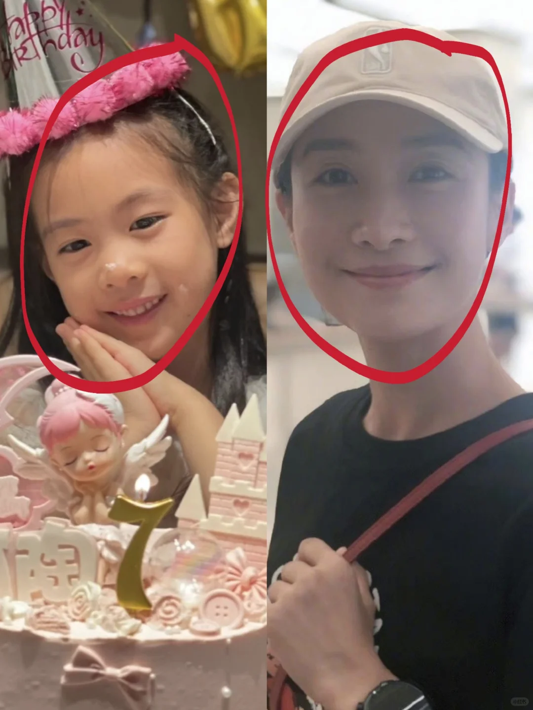 omg❗陶昕然7岁女儿长这样！！！