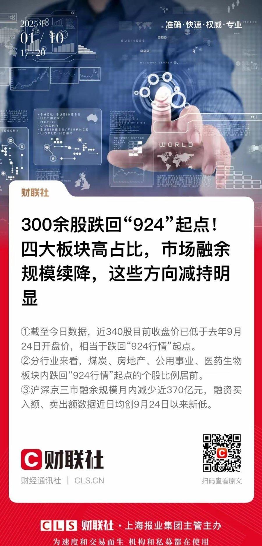 已有300多只票跌回“924”行情起点！如果不出意外的话，下周大A即将向3000