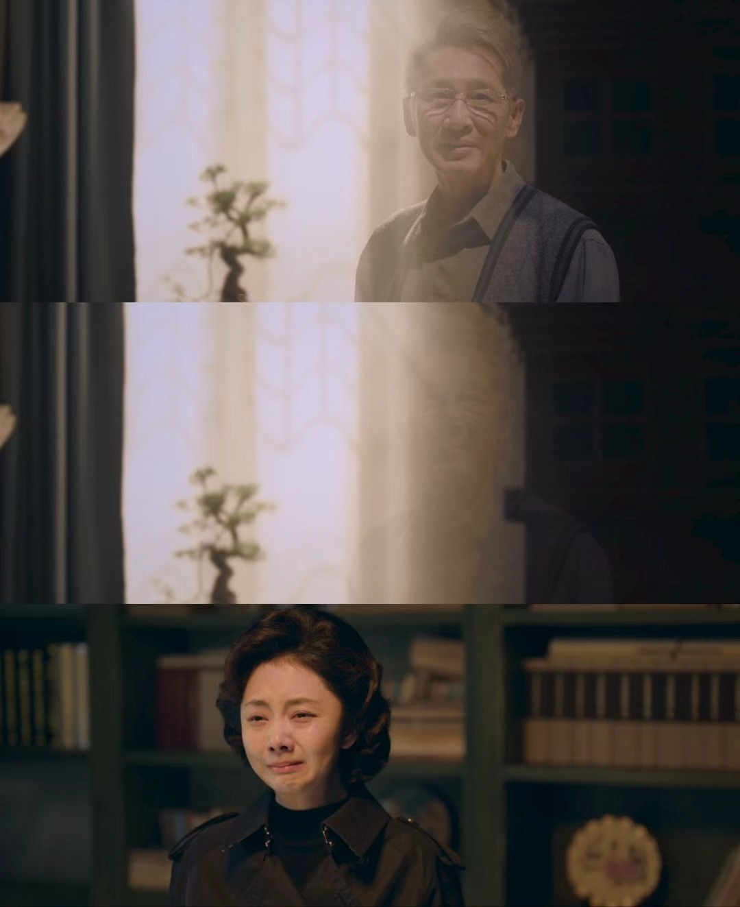 谭松韵王劲松这个对视看哭了 商海浮沉要守本心，遇到险滩别轻言放弃，父亲的叮嘱是底