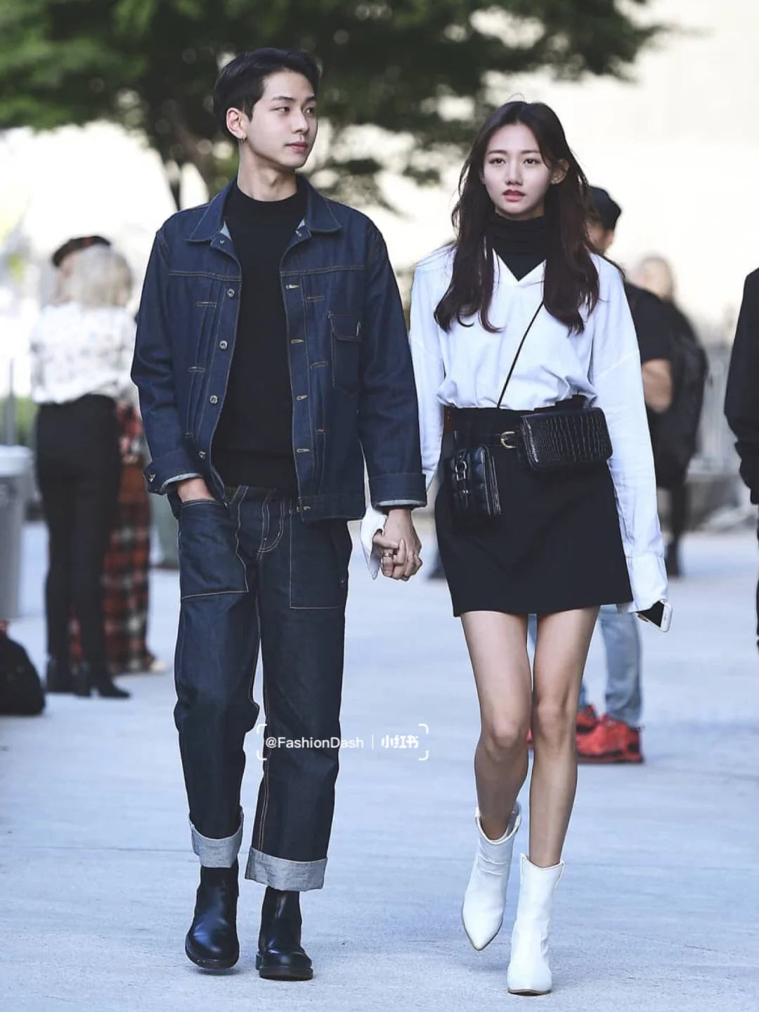 韩国街拍|首尔情侣出街太太太甜啦❗️