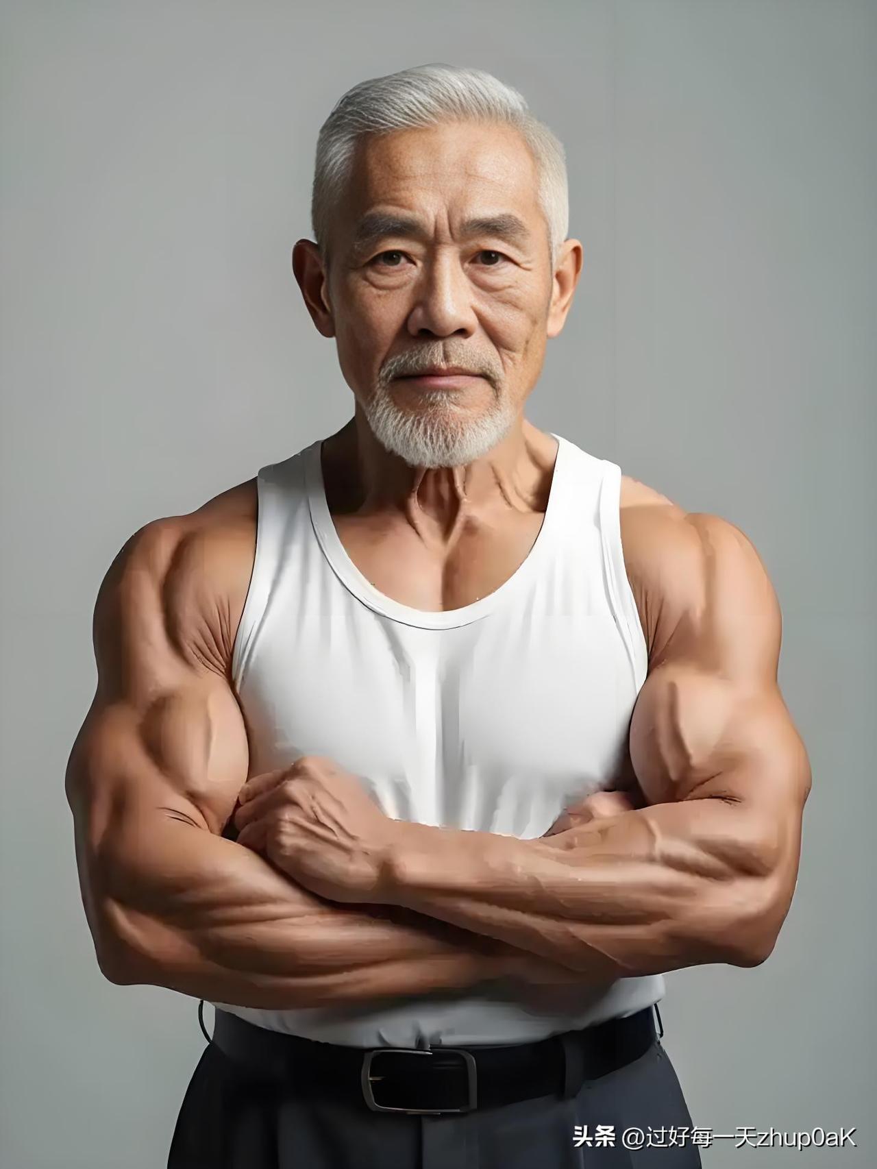 看了一篇文章，非常认同老年人要练肌肉这个观点。
没有肌肉，就没有力量，没有肌肉就